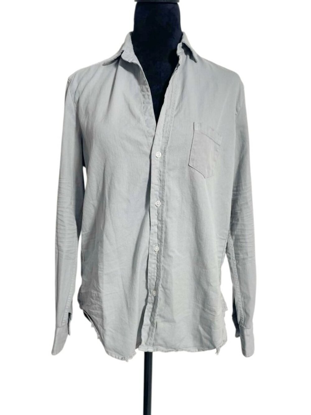 Frank & Eileen Size XS  Top Blouse Button Down Collared Cotton Eileen Style